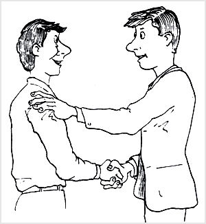 گرفتن شانه