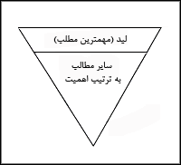 سبک هرم وارونه