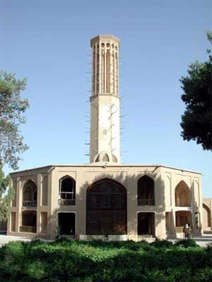 نمائى از بادگيرى در يزد