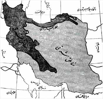 تقسيمات منطقهاى ايران براساس خط همباران