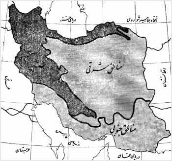 قلمرو مناطق جنوبى خارج از مرز بُنهها و خط همباران
