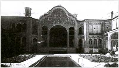 نمائى از قسمت تابستان نشين خانه بروجردىها