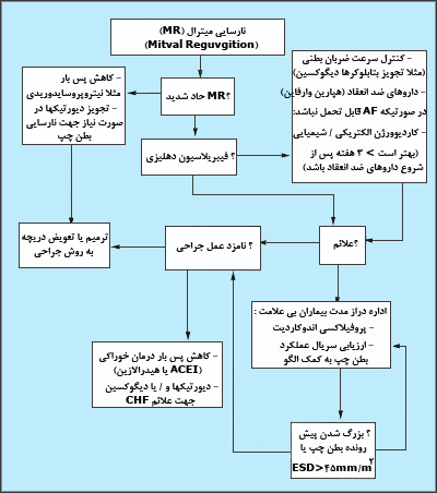 روش اداره کردن نارسائى پيشرفته ميترال