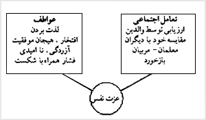 تعامل اجتماعى و عواطف بر رشد عزت‌نفس در مورد اجراهاى ورزشى اثر مى‌گذارد. تعامل مى‌تواند هم کلامى باشد و هم غير کلامي.

