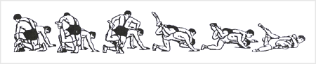 فن سگک از رو در حالت نشسته
