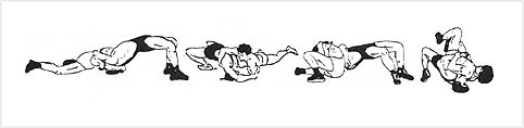 پل از عقب در حالت دفاع و در حالت اجراء