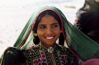   چهره يك دختر بومی، ايرانشهر