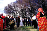 مراسم عروسی و رقص محلی، كرمانشاه
