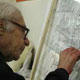 استاد حبیب نقاش در نمایشگاه گنجینه‌های از یاد رفته هنر ایران