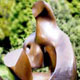 مجسمه های برنزی «هنری مور» مهمان بهاری مؤسسه بوتانیكال