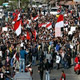 جشن و پایکوبی مردم مصر همزمان با اعلام پیروزی "محمد مرسی"