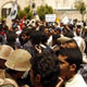 تظاهرات مردم یمن مقابل سفارت عربستان