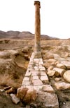 باقیماندهٔ ستونهای سنگی معبد سلوکی خورهه ،  محلات | Stone Pillar Remainder of Khorheh Solooki Temple, Mahalat