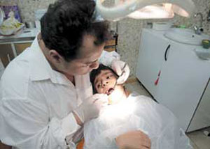 بردن اطفال به دندانپزشکی