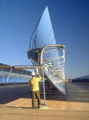 نیروگاه خورشیدی از نوع سهموی خطی
