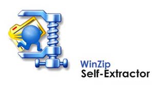 فشرده سازی با فرمت EXE با استفاده از WinZip Self-Extractor v۴.۰.۸۴۲۱.۰