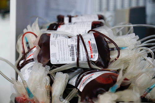 استقبال از مراجعه مردم برای اهدای خون در پی حادثه "پلاسکو"