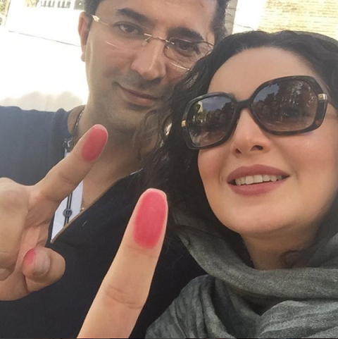 واکنش جالب شیلا خداداد به پیروزی دکتر روحانی در انتخابات 96 +عکس