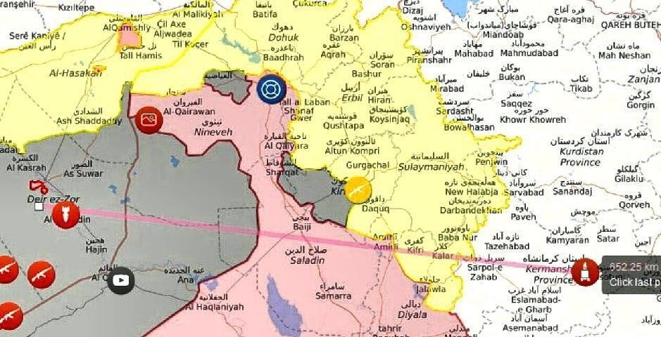 عکس: پایگاه داعش در دیرالزور سوریه چرا مورد حمله موشکی ایران قرار گرفت؟ | تلفات سنگین داعش در حمله موشکی 