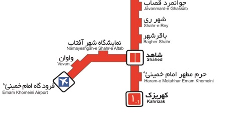 «نقشه خط 8 مترو» که با حضور لاریجانی و قالیباف افتتاح شد