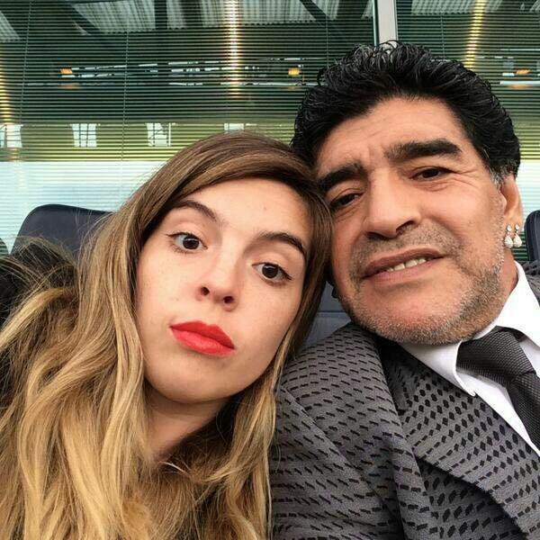 شکایت مارادونا از دخترش!