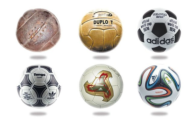تغییرات جالب طرح توپ جام جهانی از 1930 تا 2018 + فیلم