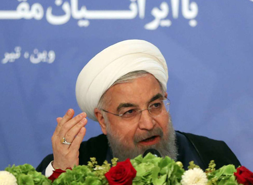 تصاویر: دیدار روحانی با ایرانیان مقیم اتریش