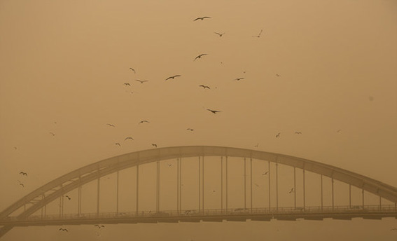 دود غلیظ در آسمان اهواز / علت دقیق انتشار دود مشخص شد