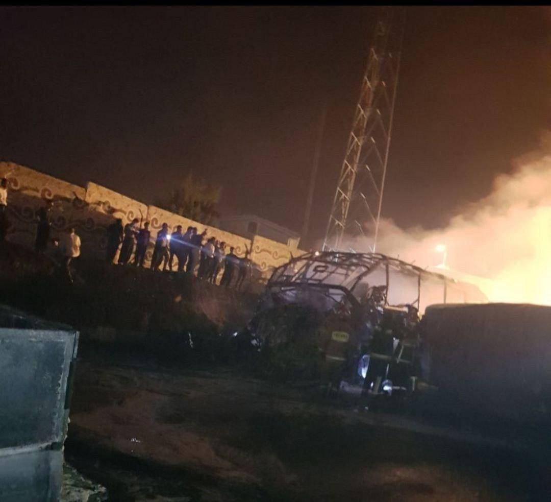  فیلم: آتش مهیبی که مسافران سنندج تهران را سوزاند
