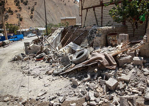  آخرین تصاویر از خسارات زلزله ۵.۹ ریشتری تازه‌آباد کرمانشاه