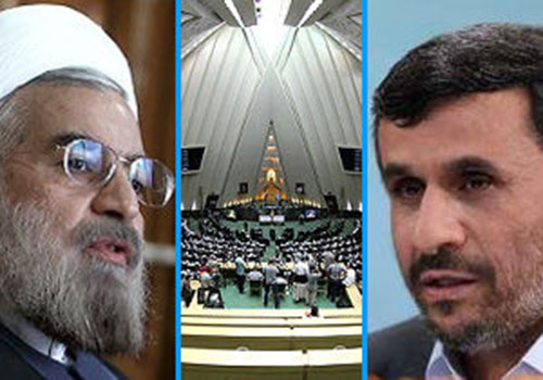  عکس | تیتر کیهان صبح فردای سوال از احمدی نژاد و روحانی