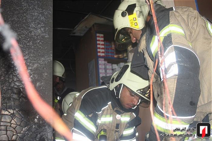 تصاویر | آتش‌سوزی در بخشی از بیمارستان پارسیان