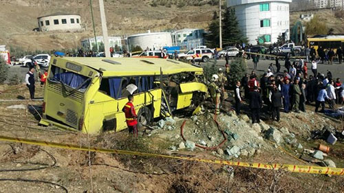 تصاویر 10 کشته حادثه اتوبوس دانشگاه علوم و تحقیقات + عکس راننده 
