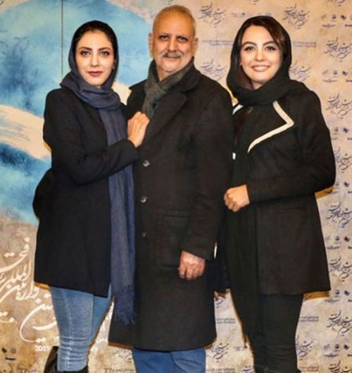 دو خواهر بازیگر در کنار پدر هنرمندشان | عکس