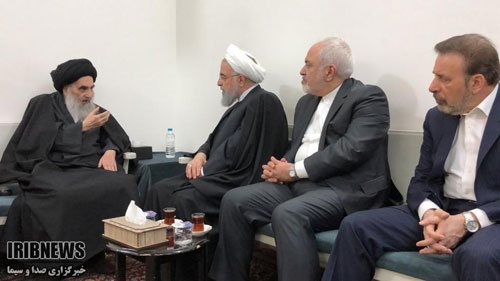 ملاقات مهم در نجف و پیام مهم برای مخالفان روحانی در تهران و ترامپ در واشنگتن