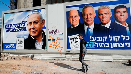 بحران جدید در اسرائیل: دو نامزد انتخابات ادعای پیروزی کردند!