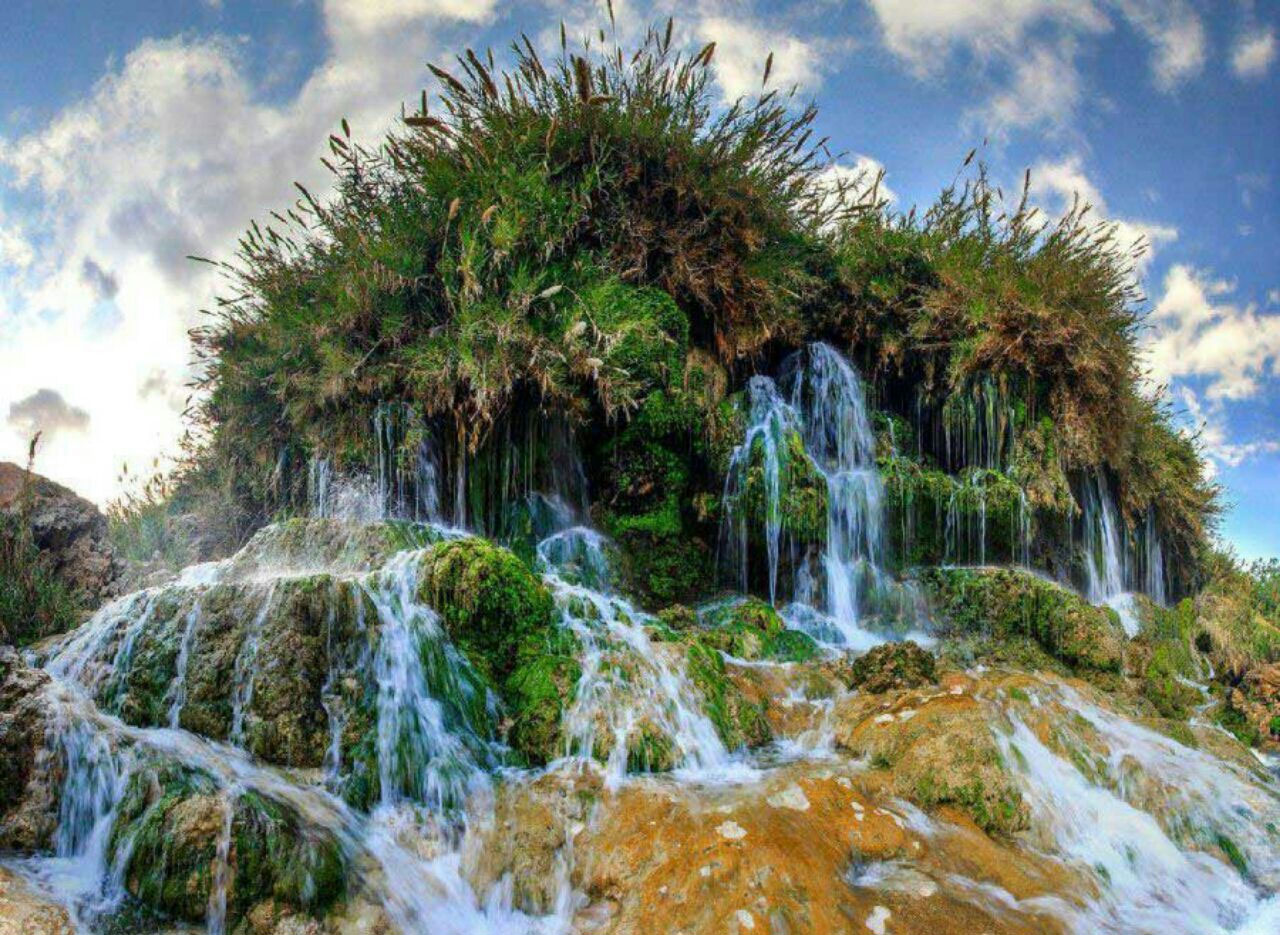آبشار فدامی داراب | شاهکار خلقت در طبیعت فارس
