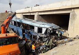 واژگونی اتوبوس در زاهدان حادثه آفرید