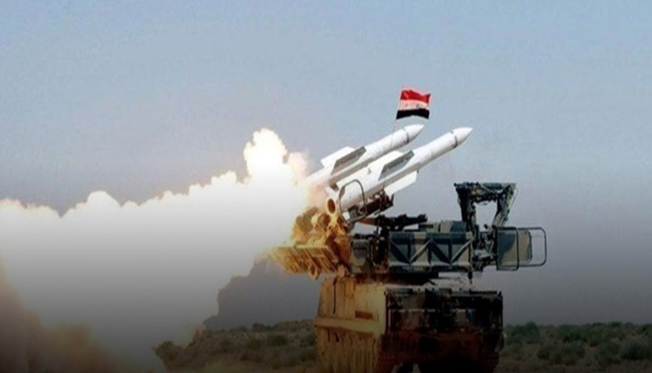 پدافند هوایی سوریه موشک های رژیم صهیونیستی را بر فراز دمشق سرنگون کرد