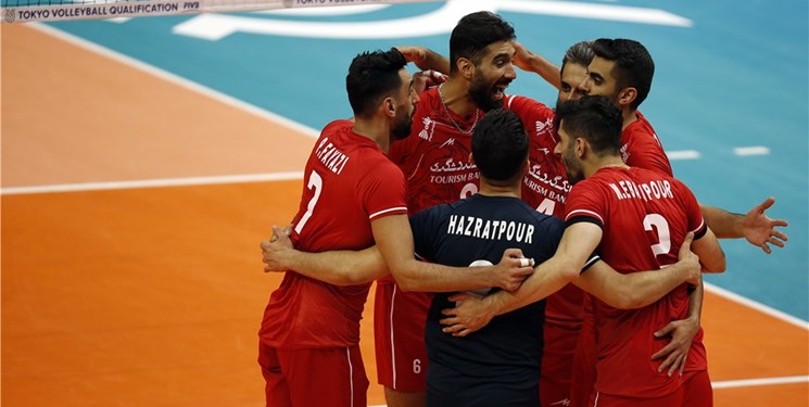 والیبال قهرمانی آسیا | صعود ایران به مسابقات انتخابی المپیک با برتری قاطع مقابل قطر
