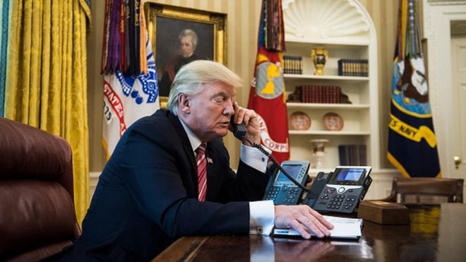 یادداشت‌هایی از گفت‌وگوی تلفنی ترامپ و رئیس جمهوری اوکراین منتشر شد
