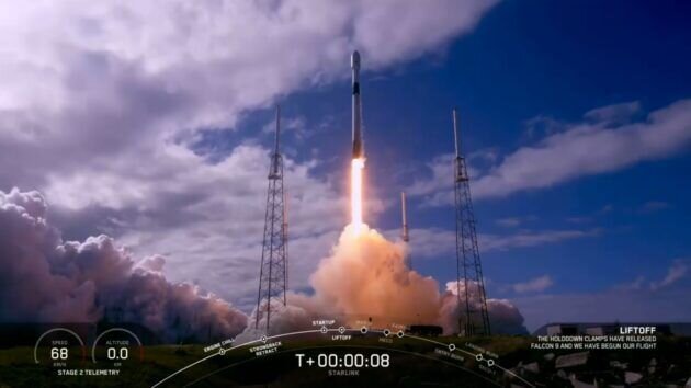 اسپیس‌ایکس ۶۰ ماهواره اینترنتی دیگر استارلینک را به فضا می‌فرستد