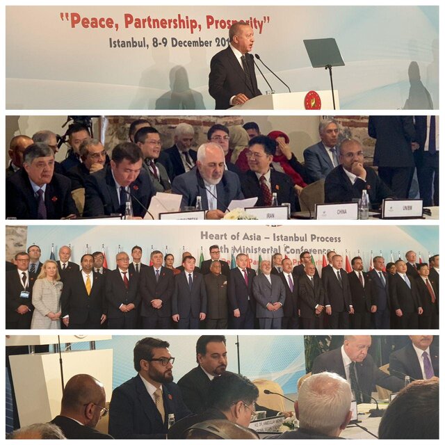 ظریف در کنفرانس « قلب آسیا - روند استانبول» سخنرانی کرد