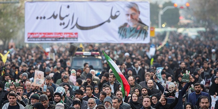 پیام لشکر میلیونی منتقمان از قلب ایران به کاخ سفید: انتقام سخت در راه است