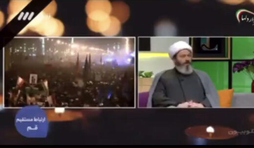 فیلم | روحانی معروف در برنامه زنده شبکه ۳:باید #انتقام_سخت بگیریم تا جنگ نشود