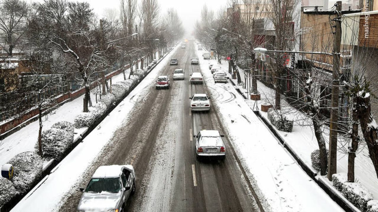 برف و باد در پایتخت / دمای تهران سه درجه زیر صفر می‌رود