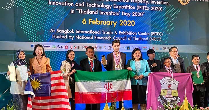 مدال‌های رنگین مسابقات جهانی تایلند در دستان مخترعان ایرانی