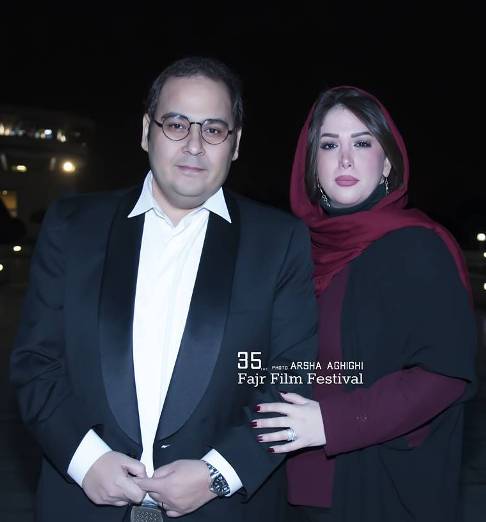 رضا داوودنژاد و همسرش غزل بدیعی در جشنواره فجر+ تصاویر