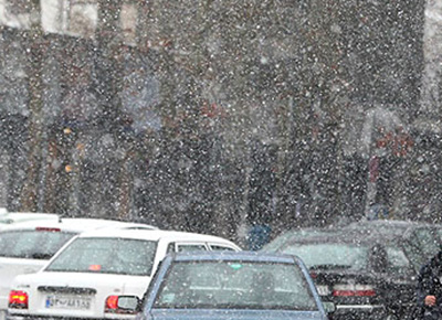  با اولین برف در پاییز ۹۵، تهران قفل شد/ این نقشه را ببینید