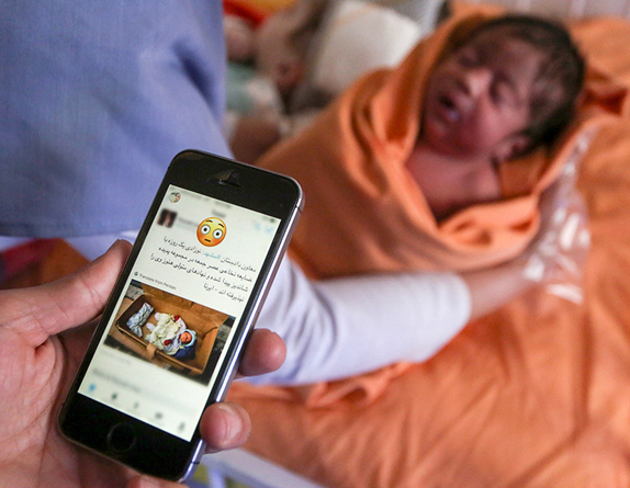 ماجرای نوزاد رها شده در پدیده شاندیز +تصاویر